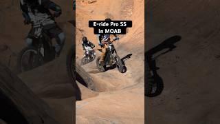 The E-ride Pro SS can go up anything! #ebike #surron #talaria #utah #moab #bike #talariasting