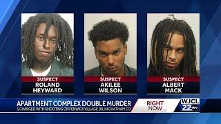 3 men charged in Chatham County double homicide