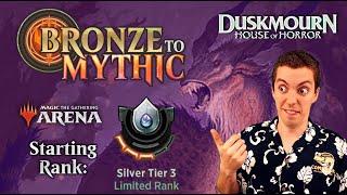  Bronze To Mythic: Episode 3 - Starting Rank: Silver 3 - MTG Arena:  Duskmourn: House Of Horror 