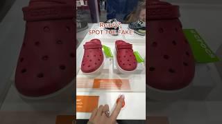 Spot the fake! Can you do it?! #crocs #fake #real