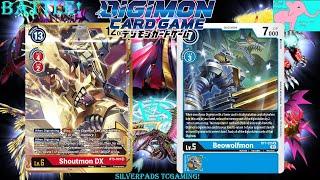 Digimon TCG BT7 English Shoutmon Vs Pure Blue Hybrid Full Match