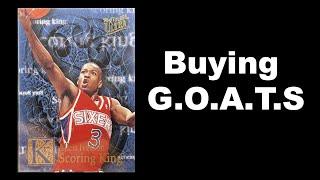 August 2023 Pickups + Buying GOAT Sports Cards vs Prospecting - Duncan - Barry Sanders - Iverson