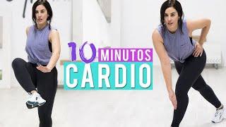 Ejercicios para quemar grasa y adelgazar en casa | CARDIO 10 MINUTOS