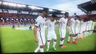 National anthem of Qatar - Qatar Vs Panama Copa Oro 2021