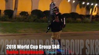 70+ Skaters Night Group SK8 World Cup 2018 - Evolve Electric Skateboards