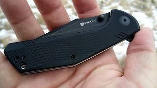 Beautiful blade shape. Sencut Actium - D2 blade steel. How does it compare to the Civivi Brazen?