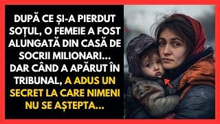 DUPĂ CE ȘI-A PIERDUT SOȚUL, O FEMEIE A FOST ALUNGATĂ DIN CASĂ DE SOCRII MILIONARI. DAR CÂND...