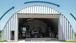 Quonset Hut Buildings- Do-it-yourself Construction, Arch Building Kits by Curvco Steel Buildings