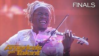 Brian King Joseph Violinist Shatters Expectations With Heartless   America's Got Talent 2018