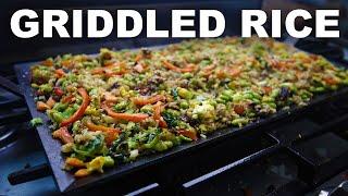 Griddle fried rice, Southeast Asian flavors