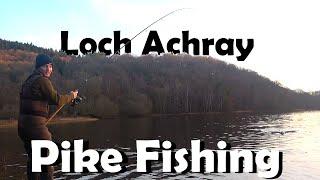 Winter Pike Fishing On Loch Achray, Scotland