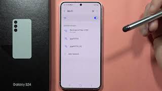 SAMSUNG Galaxy S24 / S24+ Connect to WiFi Network #howtodevices