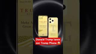 Donald Trump lance son Trump Phone T1  ! #donaldtrump #trump #trumpmobile #smartphone #forfait