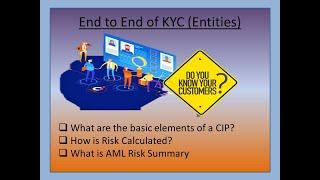 End to End KYC for Entities