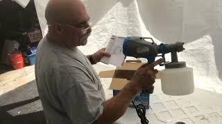 Unbox Avanti HVLP spray gun (￼@buildingwithpapa)