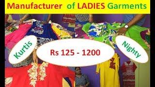 Kurtis & other ladies garments manufacturer -