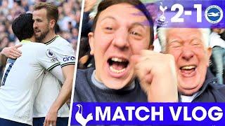 SONNY 손흥민 WONDER GOAL AS SPURS EDGE PAST BRIGHTON Tottenham 2-1 Brighton [MATCH DAY VLOG]