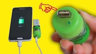 Phone life hack you need to know - How to make a portabe USB mobile charge using 9v - 12v battery