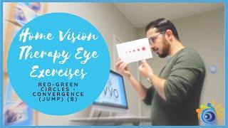 3. Home Vision Therapy Eye Exercises to Strengthen Your Vision - Convergence - Red-Green Circles