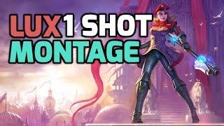 Lux 1 shot combo montage - Lux one shot kill compilation