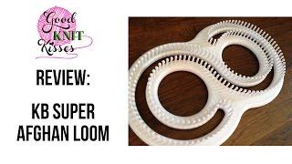 Loom Review KB Super Afghan Loom S loom (with Closed Captions CC)