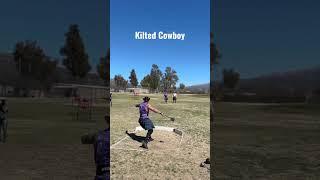 Beautiful day in Arizona for throwing hammer and weights! #kilt #scottishgames #highlandgames