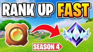 How To RANK UP FAST in Fortnite! (REACH UNREAL FAST!) | Pro Guide (season 4)