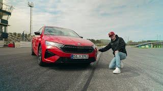 Oliver Solberg drives the upgraded Škoda Octavia RS