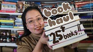 my first HUGE book haul of 2024 | 25+ botm and book outlet books!!