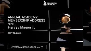 Annual Academy Membership Address from Harvey Mason jr