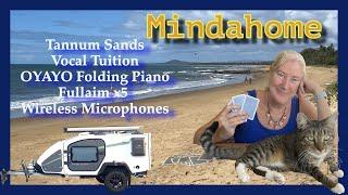 Tannum Sands, MINDAHOME, Vocal Tuition, OYAYO Folding Piano, Fullaim x5 Wireless Microphones