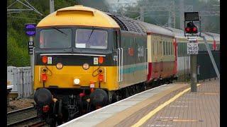 47712 Lady Diana Spencer + 47593 Galloway Princess Passes Wigan North Western For Appleby