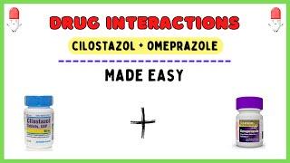 Drug interactions pharmacology, cilostazol and omeprazole, drug interactions clinical pharmacy