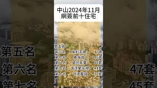 #一个敢说真话的房产人 #中山房产 #中山樓盤 11月中山銷售前十住宅，一二名都是華發#深中通道 #中山買樓 #香港人在中山 #中山房产 #实景拍摄带你看房