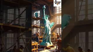 How the Statue of Liberty Was Built and Shipped in Pieces!   #shorts