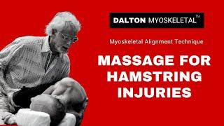 How to Massage Hamstring Injuries and Myofascial Adhesions