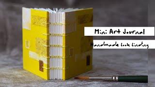 Handmade Mini Art Journal | Books bind Faye