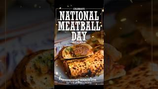 Happy National Meatball Day! ○●○●○●#nationalday #meatballday #meatball