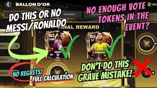 If You Don't Do This, You Can't Get 102 MESSI/ROANLDO Milestone | Fc Mobile