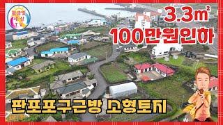 당100만원인하️판포포구근방소형토지️지목대#제주토지매매