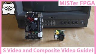 MiSTer FPGA DE 10 NANO! S Video / Composite Analog Adapter Tutorial! Old School Analog Video in FPGA