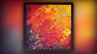 Abstract Painting / Easy for Beginners / Palette Knife / Demo #051