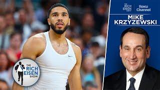 Mike Krzyzewski Defends Steve Kerr’s Olympics DNP of Jayson Tatum | The Rich Eisen Show