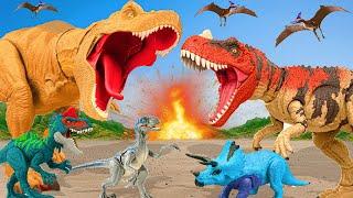 New Hollywood Movie (2023) Dinosaur Attack | T-rex Vs Anaconda | Jurassic Park| Dinosaur