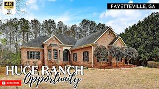 MUST SEE Huge Ranch on a BASEMENT Home For Sale in Fayetteville GA!