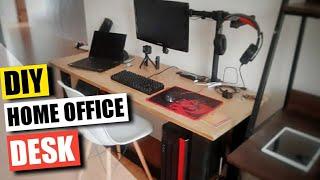 DIY Home Office Desk | DIY Computer Table