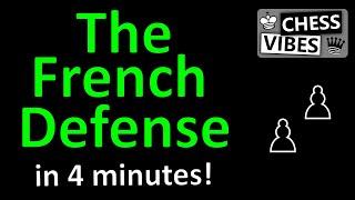 The French Defense Chess Opening Explained in 4 Minutes by a Chess Master!