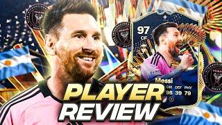 4⭐5⭐ 97 TOTS MESSI PLAYER REVIEW | FC 24 Ultimate Team