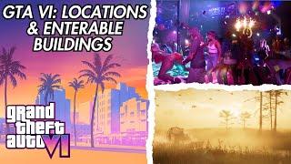 GTA VI: Locations & Enterable Buildings (Gyms, Strip Clubs, Nightclubs & MORE!)