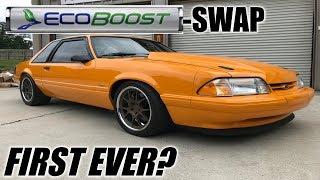 The first ever ECOBOOST swapped foxbody mustang! *WITH TURBO UPGRADES